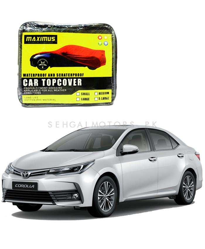 Toyota Corolla Face Lift Maximus Non Woven Scratchproof Waterproof Top Cover - Model 2017-2021