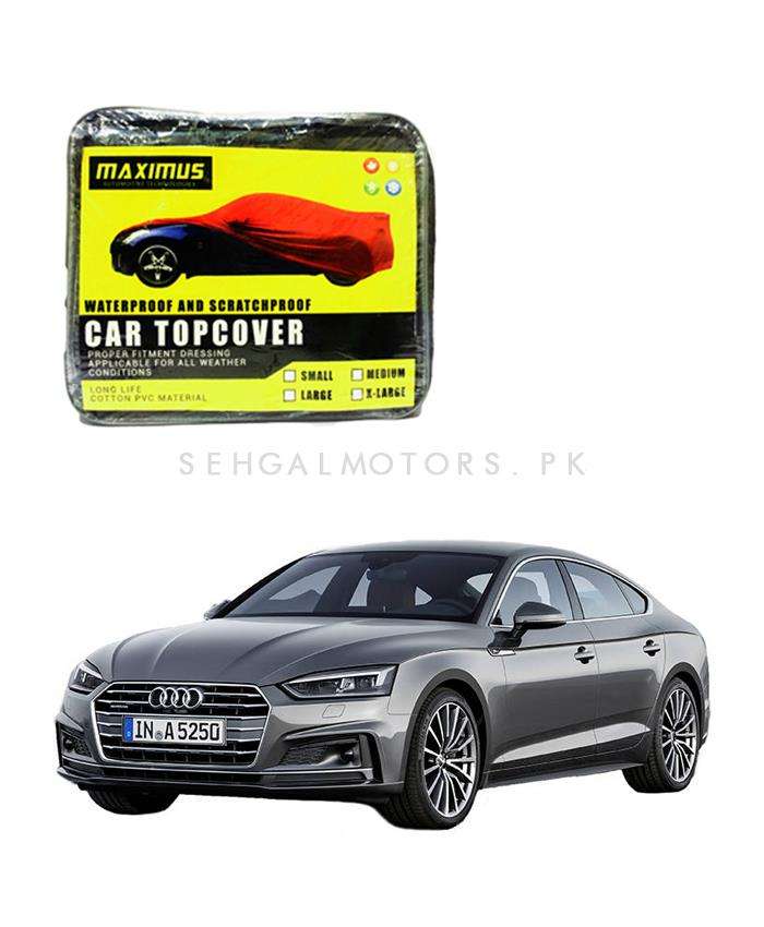 Audi A5 Maximus Non Woven Scratchproof Waterproof Car Top Cover - Model 2017-2018