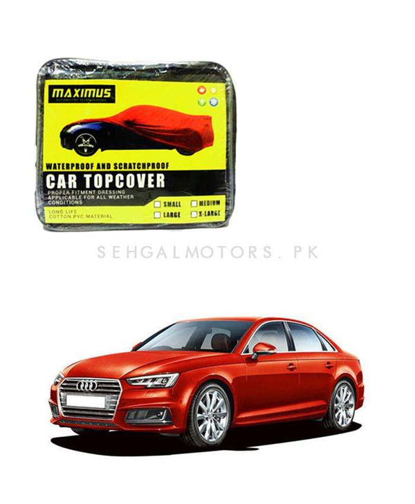 Audi A4 Maximus Non Woven Scratchproof Waterproof Car Top Cover - Model 2016-2021