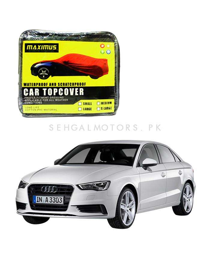 Audi A3 Maximus Non Woven Scratchproof Waterproof Car Top Cover - Model 2012-2017
