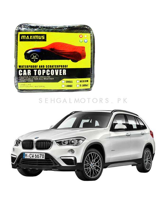 BMW X1 Series Maximus Non Woven Scratchproof Waterproof Car Top Cover - Model 2016-2019