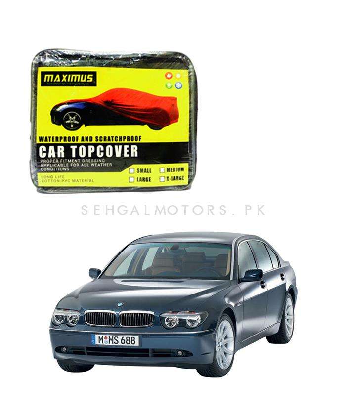 BMW 7 Series Maximus Non Woven Scratchproof Waterproof Car Top Cover - Model 2002-2009