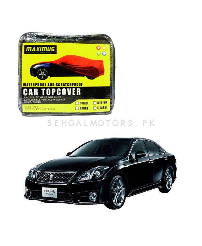 Toyota Crown Maximus Non Woven Scratchproof Waterproof Car Top Cover - Model 2008-2012
