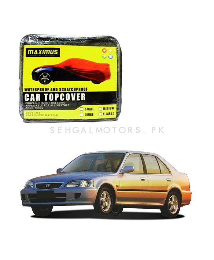 Honda City Maximus Non Woven Scratchproof Waterproof Car Top Cover - Model 1997-2000