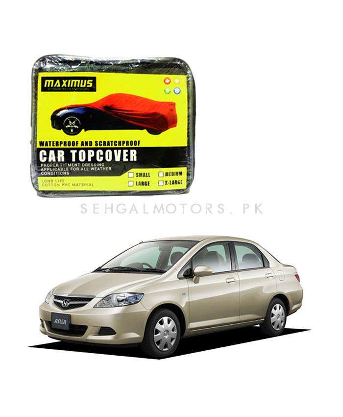 Honda City Maximus Non Woven Scratchproof Waterproof Car Top Cover - Model 2006-2008