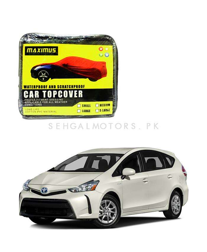 Toyota Prius Alpha Maximus Non Woven Scratchproof Waterproof Top Cover - Model 2011-2017
