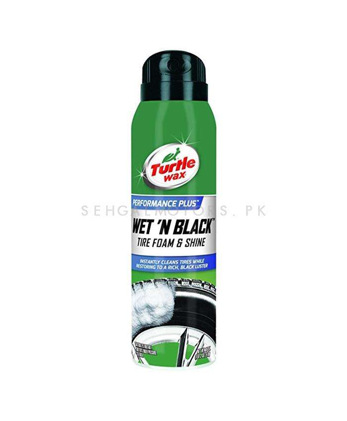 Turtle Wax Wet and Black Tire Tyre Foam and Shine - 18 oz