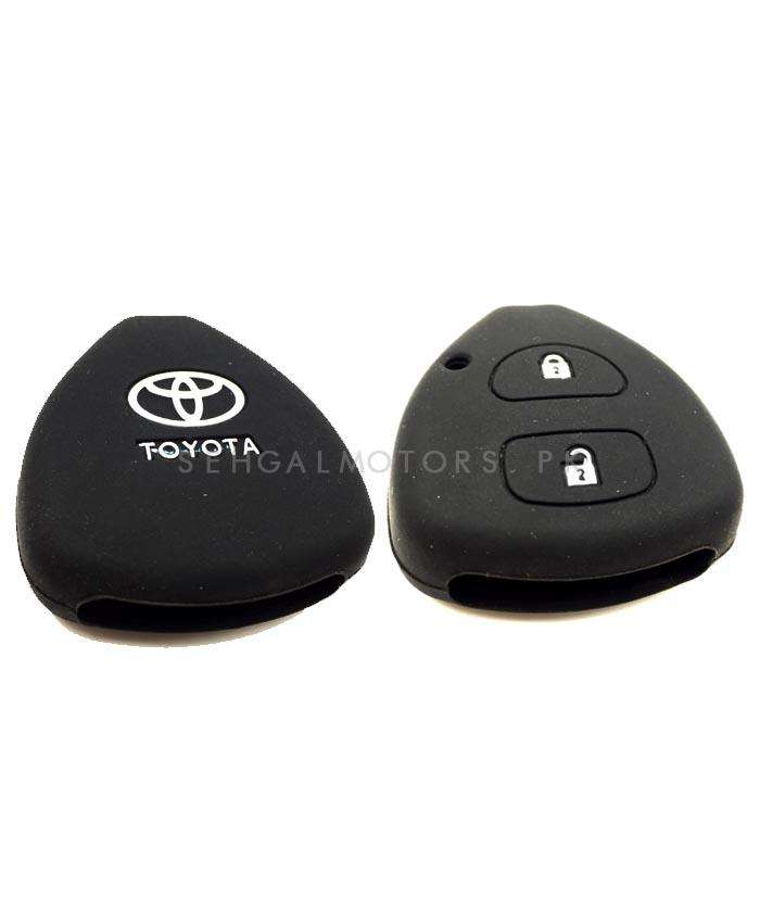 Toyota Vitz PVC Silicone Protection Key Cover 2 Button - Model 2014-2019