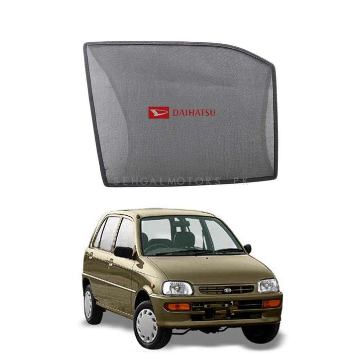 Daihatsu Cuore Foldable & Flexible Side Sunshade With Logo - Model 2002-2012