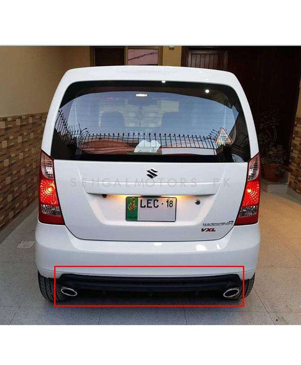 Suzuki Wagon R Dual Exhaust Bumper Diffuser - Model 2014-2021