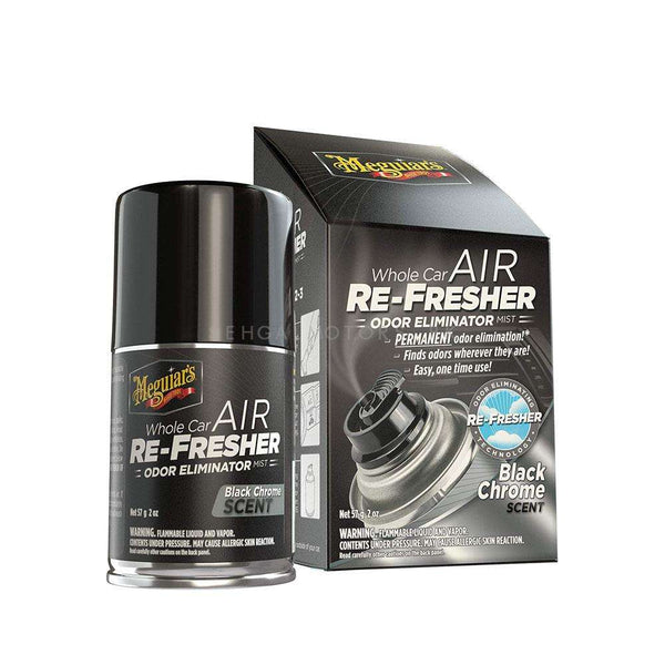 Meguiars Whole Car Air Re Fresher Odor Eliminator G181302 - Black Chrome ..