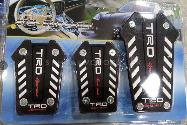 Universal TRD Non Slip Pedal Pads Cover Set - Multi Color