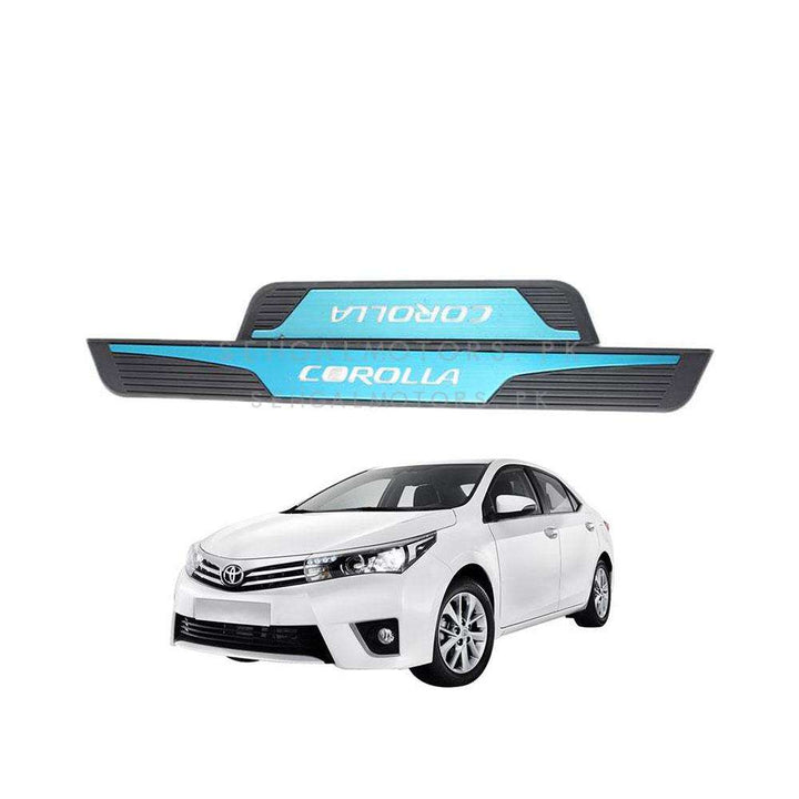 Toyota Corolla Rubber Sill Plates / Skuff LED panels Special - Model 2014-2021