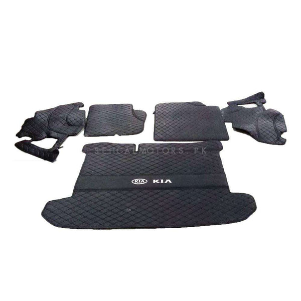 KIA Sportage 10D Trunk Liner Black 5 Pcs - Model 2019-2024