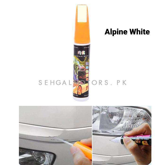 Scratch Filling Paint Color Pen Alpine White