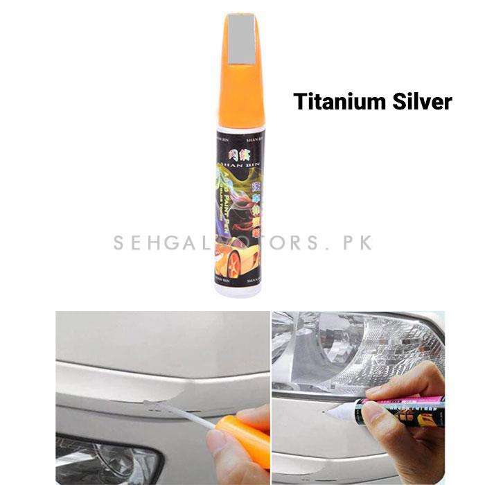 Scratch Filling Paint Color Pen Titanium Silver