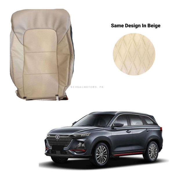 Changan Oshan X7 Breathable Seat Covers Beige 7 Seater - Model 2022-2024