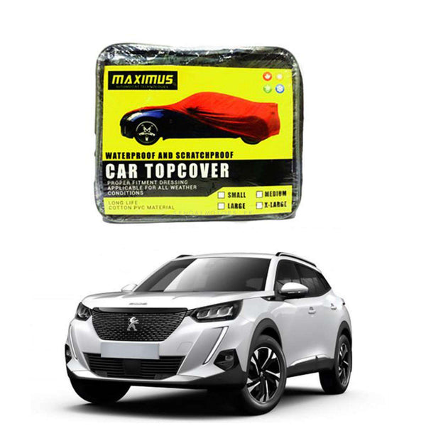 Peugeot 2008 Maximus Non Woven Scratchproof Waterproof Car Top Cover - Model 2022-2024