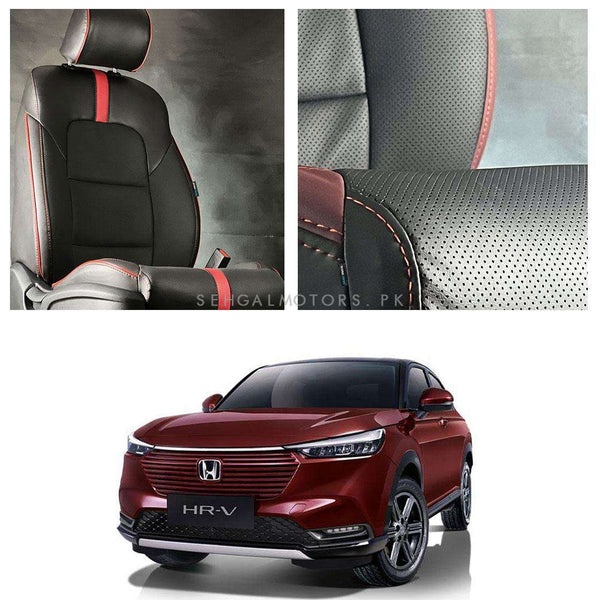 Honda HRV Type R Black Red Seat Covers - Model 2022-2023