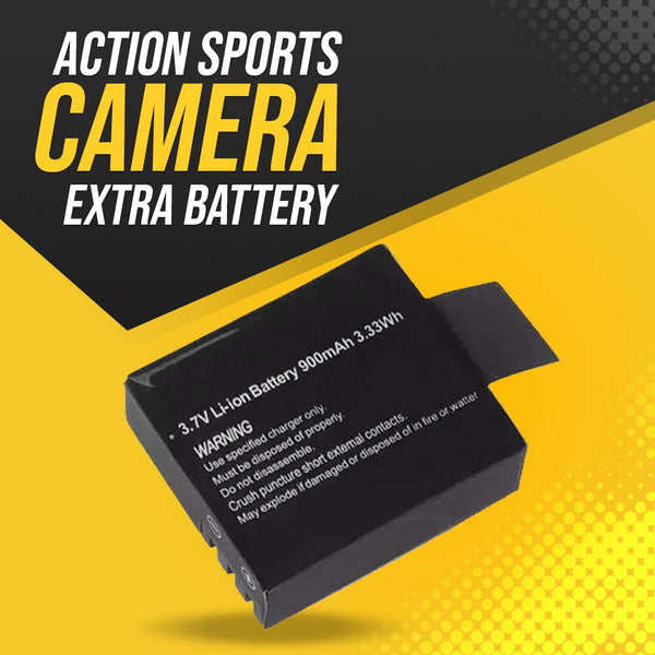 Action Sports Camera Extra Battery - Sports Camera SehgalMotors.pk