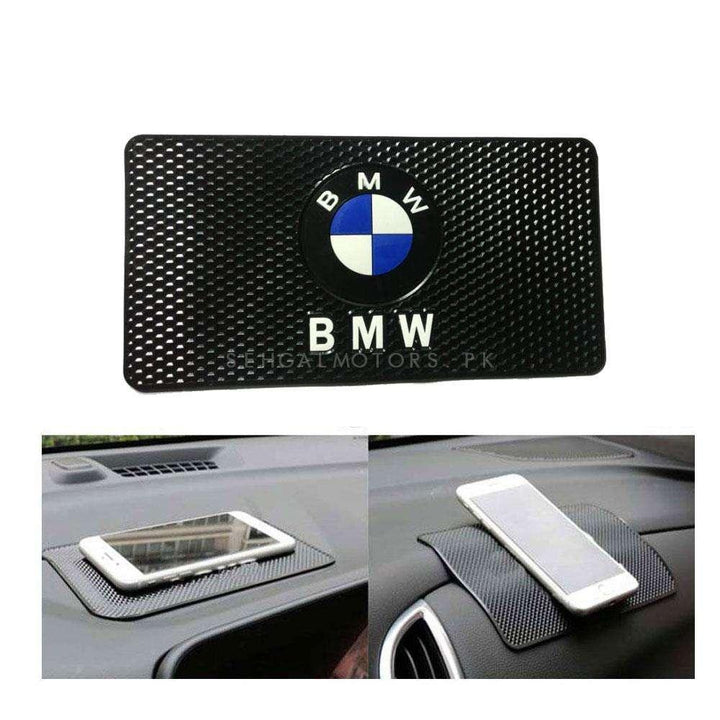 BMW Motorsport Anti-Skid Nonslip Dashboard Mats - Silicon Type Material | Car Anti Slip Mat SehgalMotors.pk