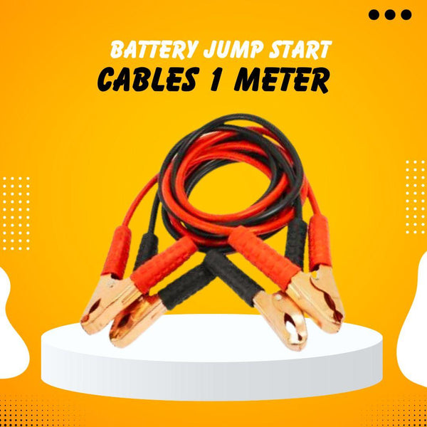 Battery Jump Start cables 1 Meter - Emergency Battery Booster Jump Starter SehgalMotors.pk