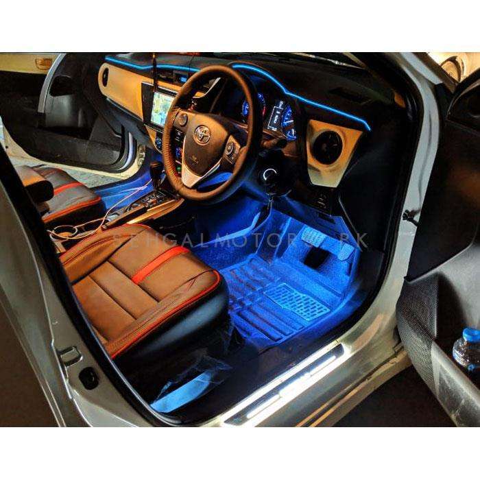 Car Atmosphere Ambient Multi Color Light With Remote For Interior - 7 Color SehgalMotors.pk