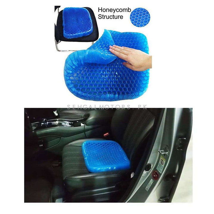 Car Cooling Gel Seat for Bottom Pressure Relief / Sciatica Pain Treatment SehgalMotors.pk