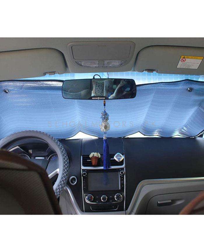 Car Front Screen Foil Sunshade / Sun Shade Universal - UV Protection | Sunlight Rejection SehgalMotors.pk