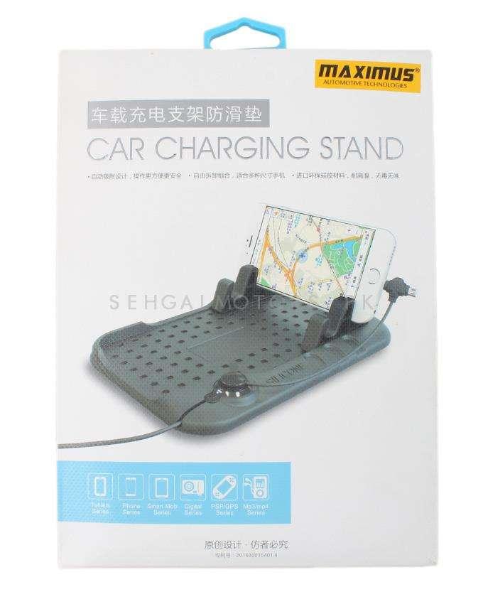 Car Mobile Charger with PVC Mat SehgalMotors.pk