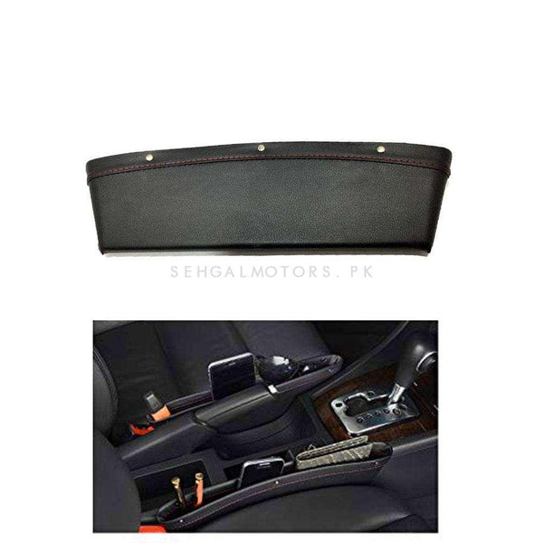 Car Seat Gap Filler Leather Black - Each SehgalMotors.pk