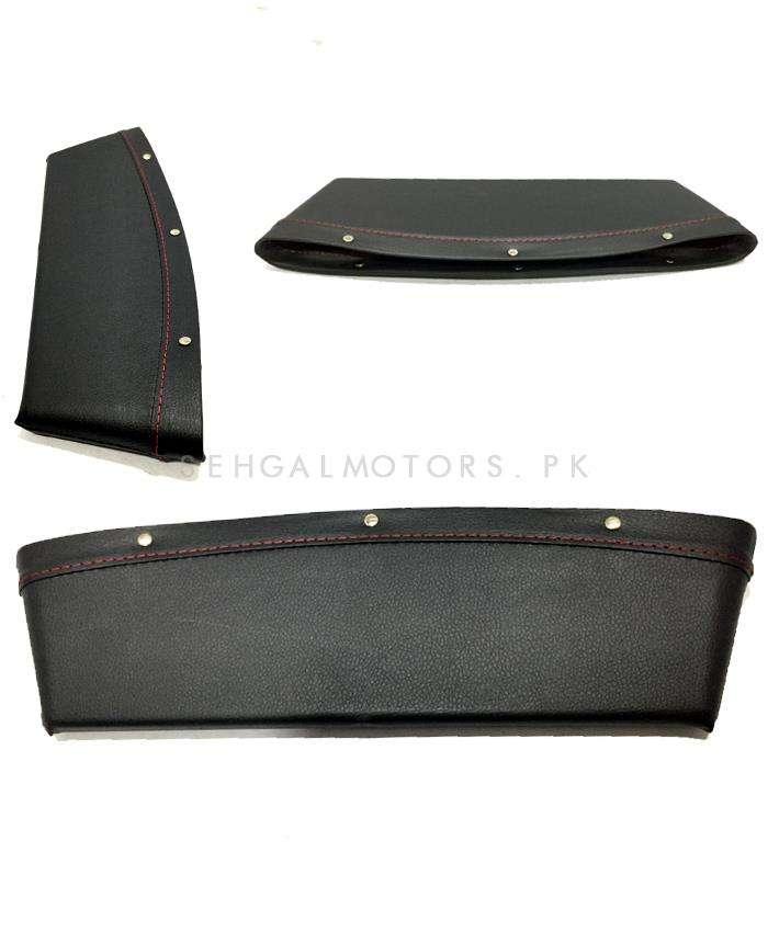Car Seat Gap Filler Leather Black - Each SehgalMotors.pk