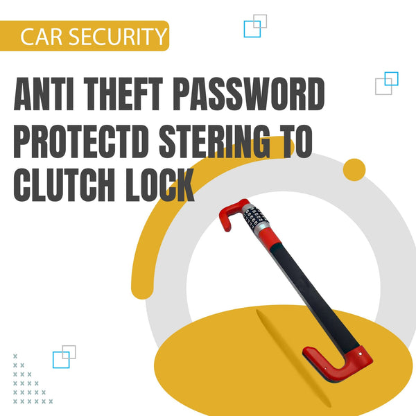 Car Security Anti Theft Password Protected Steering To Clutch Lock SehgalMotors.pk