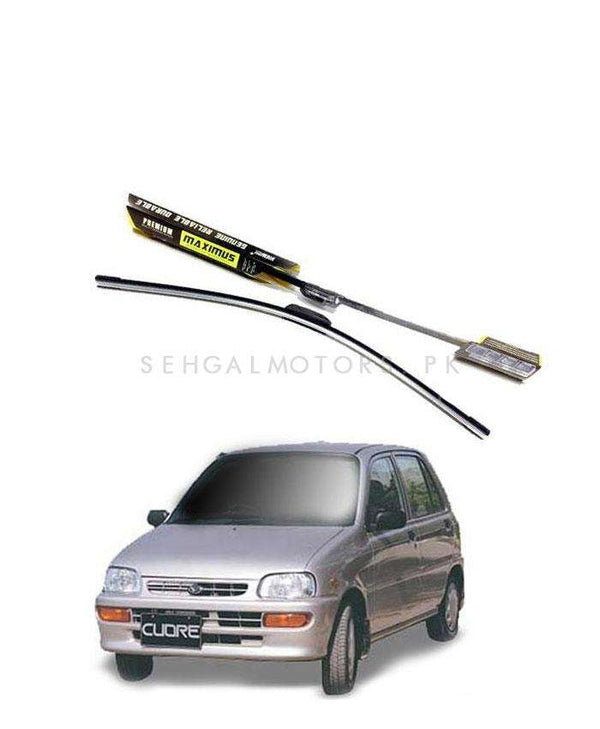 Daihatsu Cuore Maximus Premium Silicone Wiper Blades - Model 2000 - 2012 SehgalMotors.pk