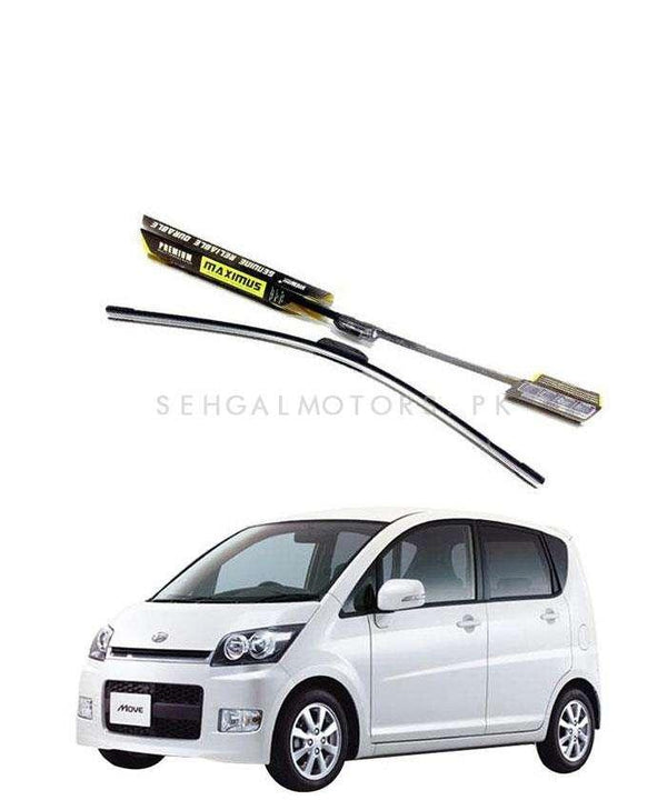 Daihatsu Move Maximus Premium Silicone Wiper Blades - Model 2006 - 2010 SehgalMotors.pk