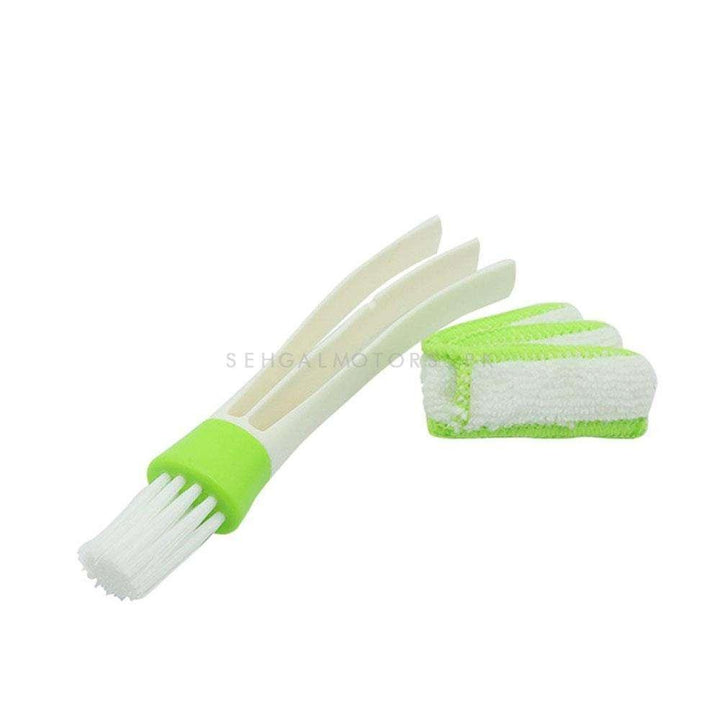 Detailing Brush 3 Way - Car Detail Tools Brush Long Durable 2 In 1 Double Slider Car Clean Auto Cleaning Accessories SehgalMotors.pk