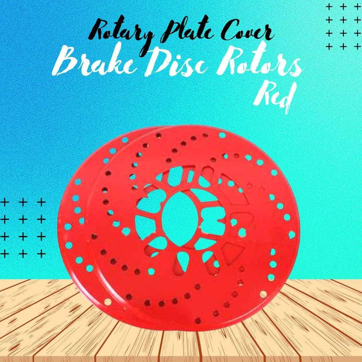 Disc Rotary Plate Cover Red - Brake Disc Rotors SehgalMotors.pk