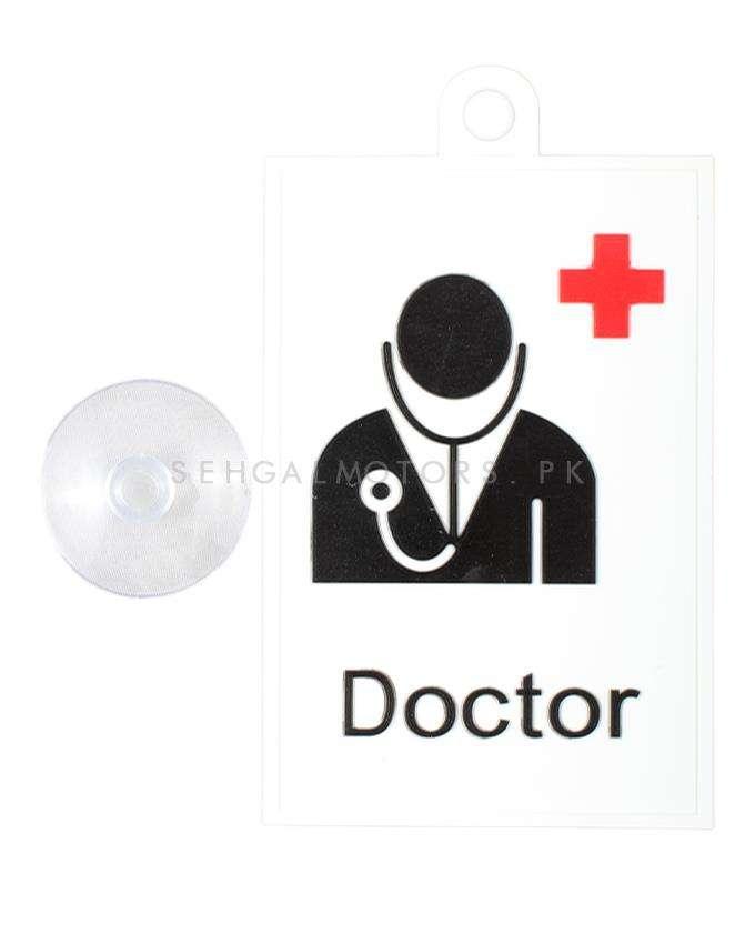 Doctor Plus PVC Hanging Tag for Windshield SehgalMotors.pk