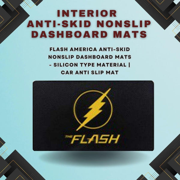 Flash America Anti-Skid Nonslip Dashboard Mats - Silicon Type Material | Car Anti Slip Mat SehgalMotors.pk
