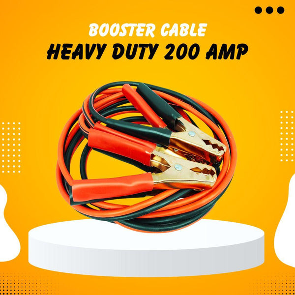 Heavy Duty Booster Cable 200 AMP - Emergency Battery Booster Jump Starter SehgalMotors.pk