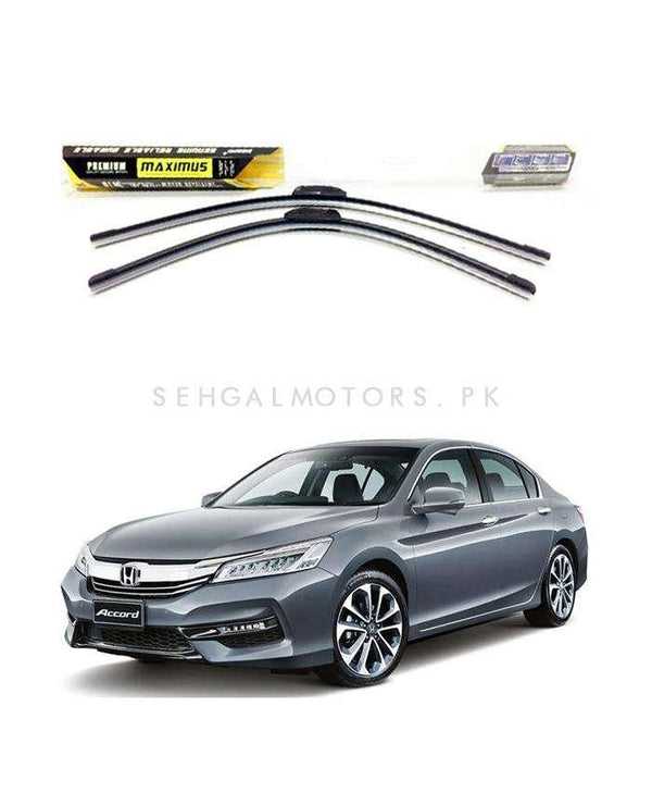 Honda Accord Maximus Premium Silicone Wiper Blades - Model 2013-2017 SehgalMotors.pk