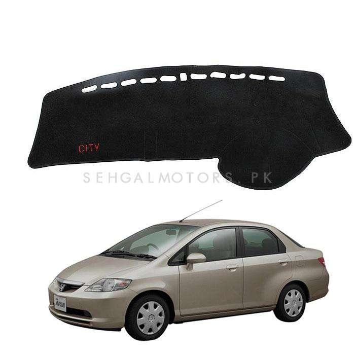 Honda City Dashboard Carpet For Protection and Heat Resistance Black - Model - 2003 - 2008 SehgalMotors.pk