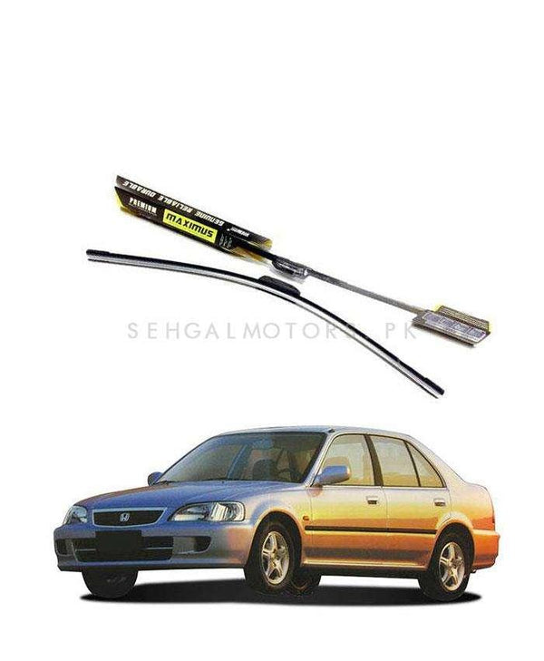 Honda City Maximus Premium Silicone Wiper Blades - Model 1997-2000 SehgalMotors.pk