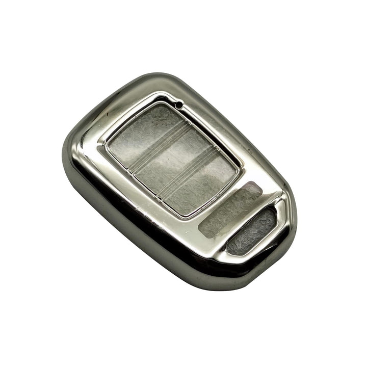 Honda City TPU Plastic Protection Key Cover 3 Button Silver - Model 2021-2022 SehgalMotors.pk