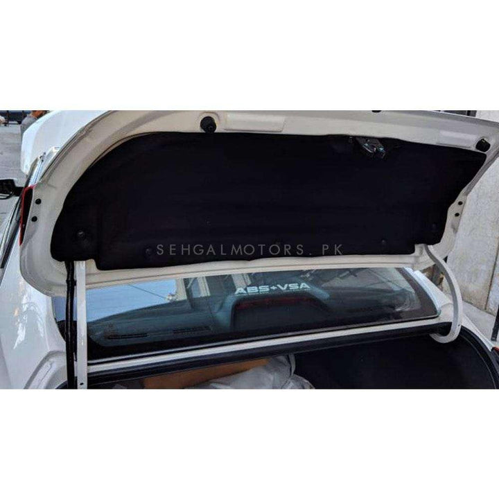 Honda Civic 2D Black Trunk Liner Cover - Model 2016-2021 - Protector Lid Garnish Diggi Namda SehgalMotors.pk