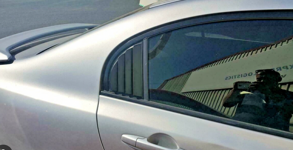 Honda Civic Reborn Sedan Rear Quarter Panel Side Window Louvers Vent 2006-2011 SehgalMotors.pk