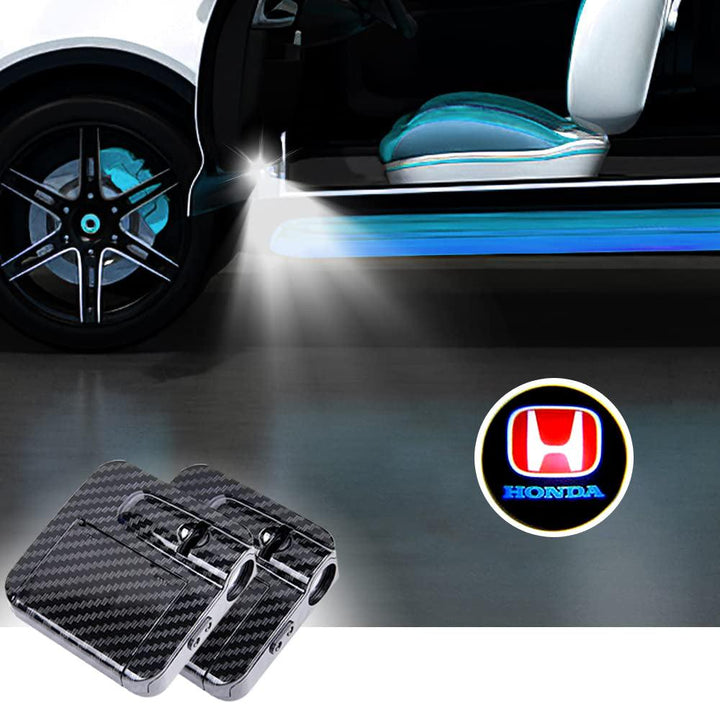 Honda Wireless Ghost Shadow Welcome Logo LED Light Door Projectors 2 Pcs - Powered by AA Batteries ( Not included) SehgalMotors.pk