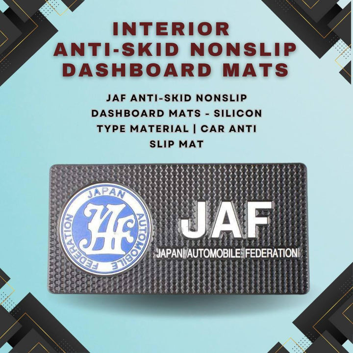 JAF Anti-Skid Nonslip Dashboard Mats - Silicon Type Material | Car Anti Slip Mat SehgalMotors.pk