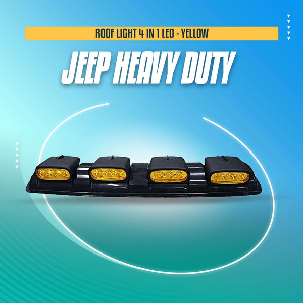 Jeep Heavy Duty Roof Light 4 in 1 LED - Yellow SehgalMotors.pk