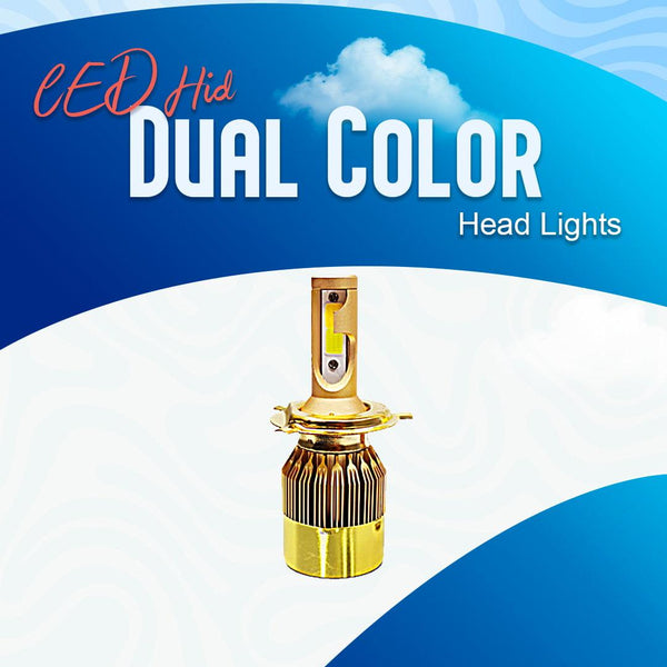 LED Hid Dual Color For Head Lights - Headlamps | Car Front Light - 9005 SehgalMotors.pk